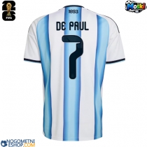 Moški Nogometni dresi Argentina Rodrigo De Paul #7 Domači SP 2026 Kratek Rokav